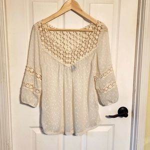 Angie Sheer Lace Top